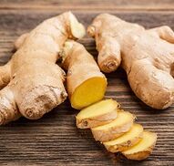 ginger root to stimulate strength