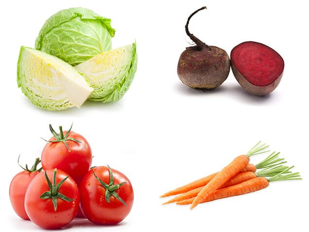 Cabbage, beets, tomatoes and carrots are affordable vegetables to increase male potency