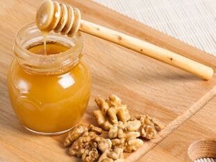 walnut and honey for strength