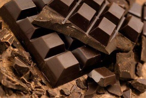 chocolate to improve strength