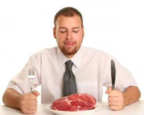 meat has a positive effect on strength